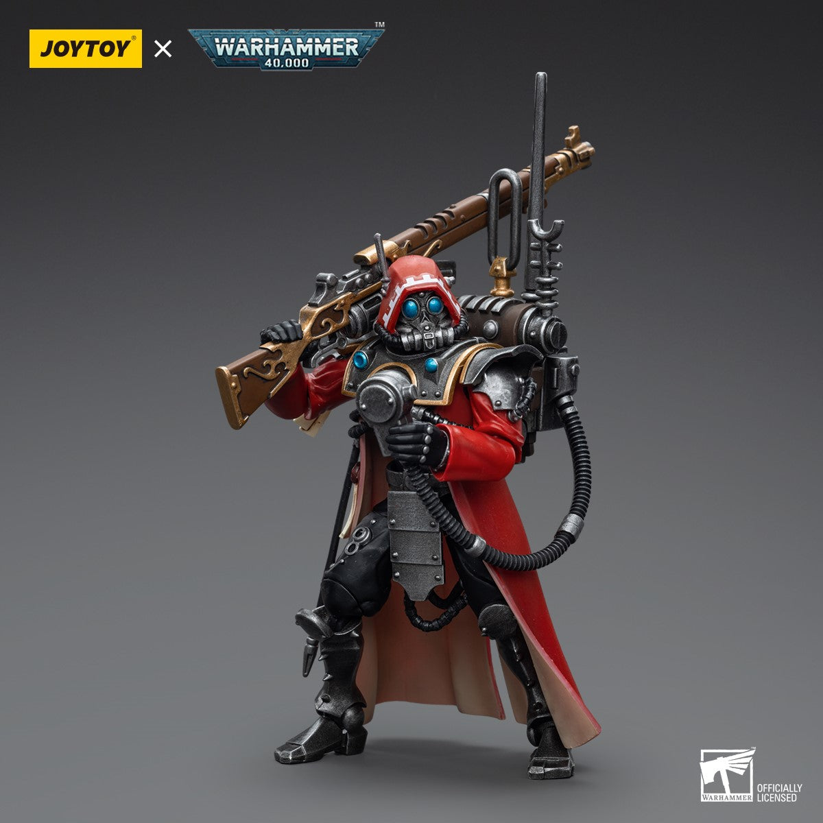 Warhammer 40k JoyToy Actionfigure - Adeptus Mechanicus Skitarrii Ranger with Data-Tether figure for collectors, display and premium shelf