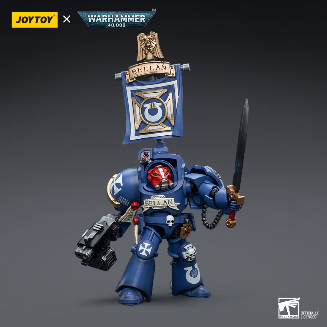 Warhammer 40k JoyToy Actionfigure - Ultramarines Terminators Sergeant Bellan figure for collectors, display and premium shelf presentation
