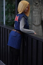 Dragonball Z - Android 18 Scale 1:1 Anime Silicone Model replica doll from Irokebijin Studios for collectors, display and premium shelf