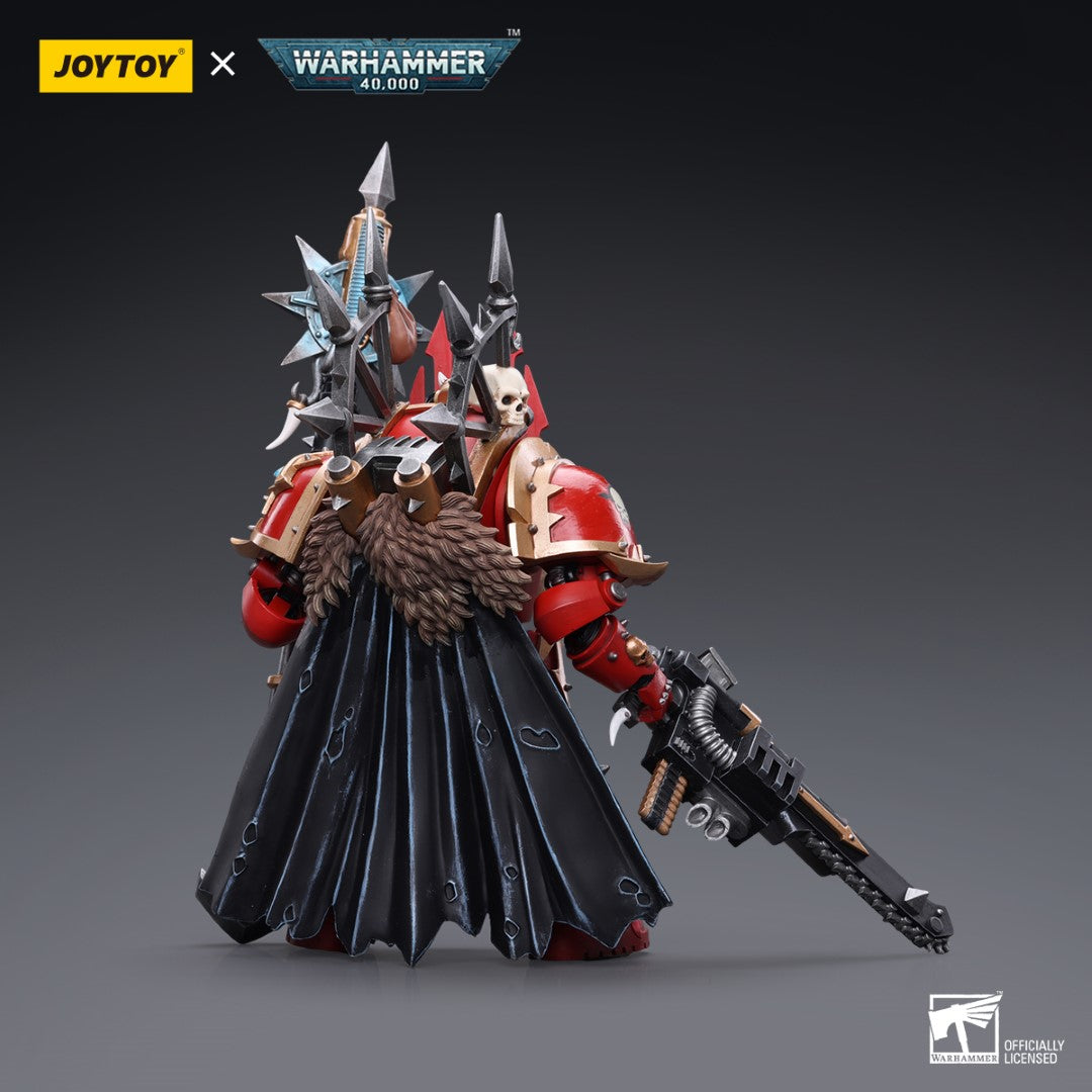 Warhammer 40k JoyToy Actionfigure - Chaos Space Marines Crimson Slaughter Sorcerer Lord in Terminator Armour figure for collectors, display
