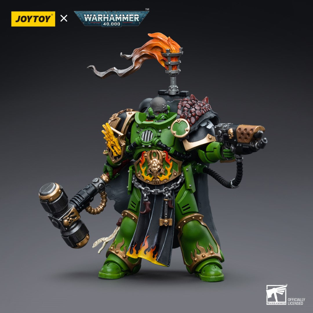Warhammer 40k JoyToy Actionfigure - Salamanders Captain Adrax Agatone figure for collectors, display and premium shelf presentation