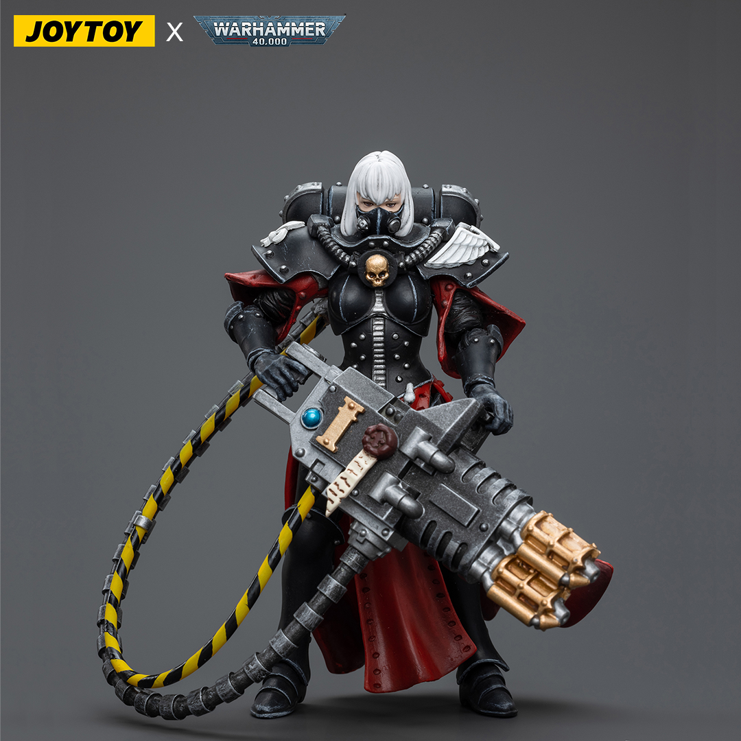 Warhammer 40k JoyToy Actionfigure - Adepta Sororitas Retributor with Heavy Flamer figure for collectors, display and premium shelf