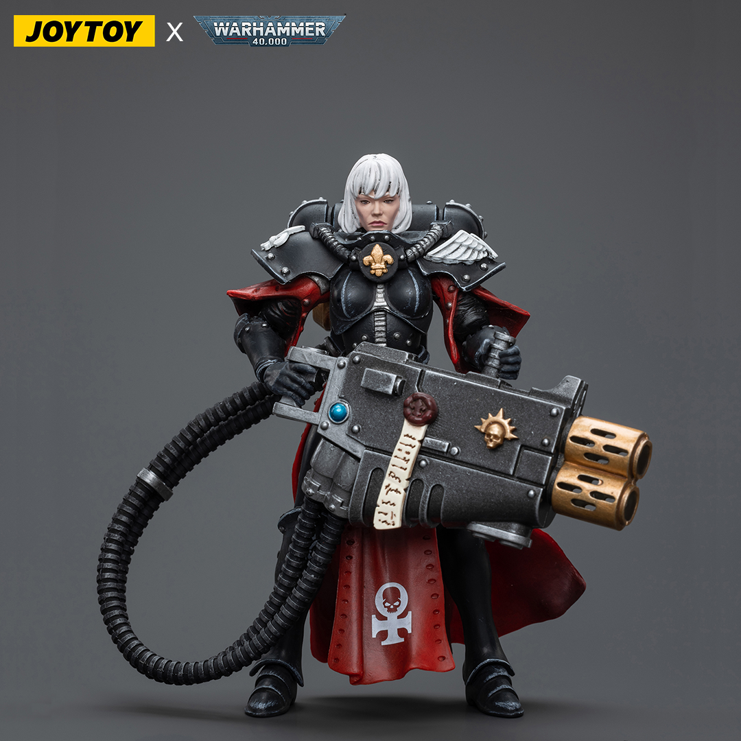 Warhammer 40k JoyToy Actionfigure - Adepta Sororitas Retributor with Multi-melta figure for collectors, display and premium shelf