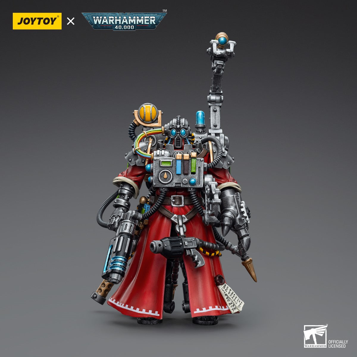 Warhammer 40k JoyToy Actionfigure - Adeptus Mechanicus Cybernetica Datasmith figure for collectors, display and premium shelf presentation