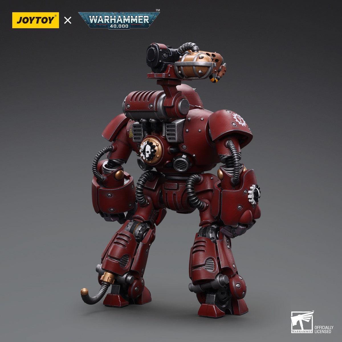 Warhammer 40k JoyToy Actionfigure - Adeptus Mechanicus Kastelan Robot with Incendine Combustor bust for collectors, display and premium