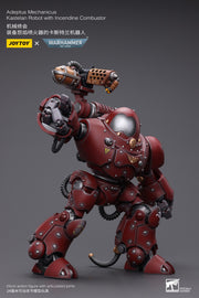Warhammer 40k JoyToy Actionfigure - Adeptus Mechanicus Kastelan Robot with Incendine Combustor bust for collectors, display and premium