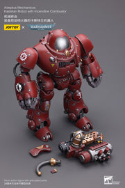 Warhammer 40k JoyToy Actionfigure - Adeptus Mechanicus Kastelan Robot with Incendine Combustor bust for collectors, display and premium