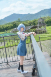 Rei Ayanami Realistic Silicone 1:1 Replica Cosplay Model Doll statue from Game Lady Studio for collectors, display and premium shelf