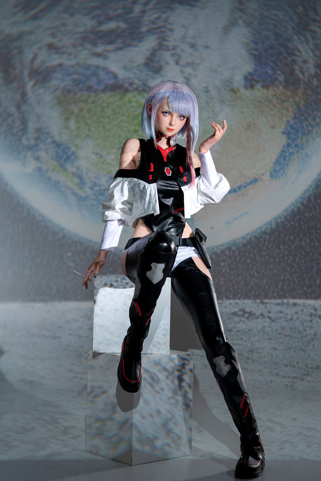 Lucyna Realistic Silicone 1:1 Replica Cosplay Model Doll statue from Game Lady Studio for collectors, display and premium shelf presentation