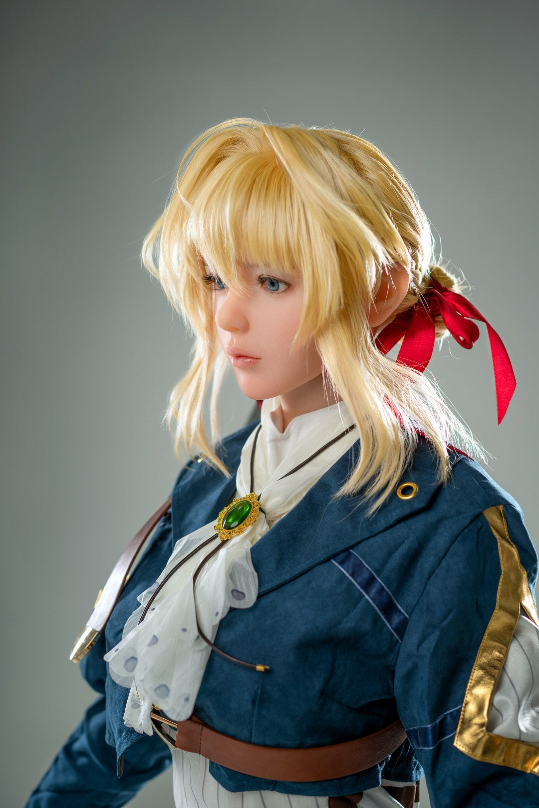 Violet Realistic Silicone 1:1 Replica Cosplay Model Doll statue from Game Lady Studio for collectors, display and premium shelf presentation