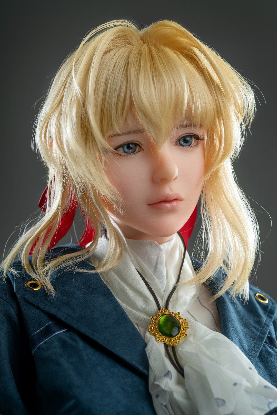 Violet Realistic Silicone 1:1 Replica Cosplay Model Doll statue from Game Lady Studio for collectors, display and premium shelf presentation