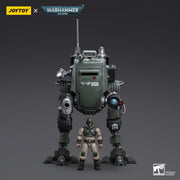 Warhammer 40k JoyToy Actionfigure - Astra Militarum Cadian Armoured Sentinel figure for collectors, display and premium shelf presentation