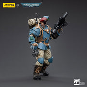 Warhammer 40k JoyToy Actionfigure - Astra Militarum Tempestus Scions Command Squad 55th Kappic Eagles Banner Bearer figure for collectors
