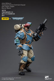 Warhammer 40k JoyToy Actionfigure - Astra Militarum Tempestus Scions Command Squad 55th Kappic Eagles Banner Bearer figure for collectors