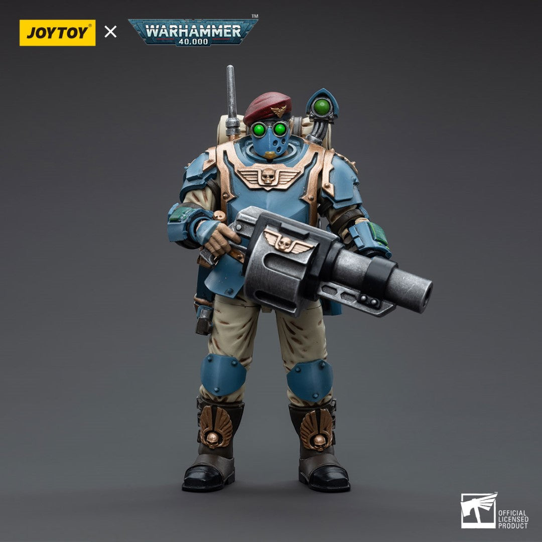 Warhammer 40k JoyToy Actionfigure - Astra Militarum Tempestus Scions Command Squad 55th Kappic Eagles Grenadier figure for collectors