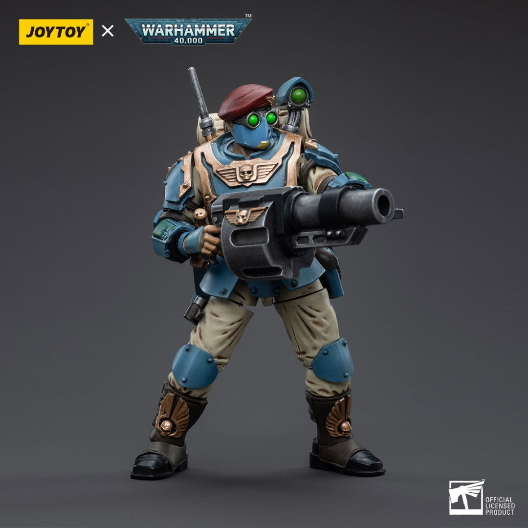 Warhammer 40k JoyToy Actionfigure - Astra Militarum Tempestus Scions Command Squad 55th Kappic Eagles Grenadier figure for collectors