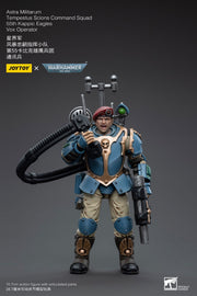 Warhammer 40k JoyToy Actionfigure - Astra Militarum Tempestus Scions Command Squad 55th Kappic Eagles Vox Operator figure for collectors