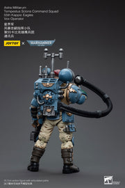 Warhammer 40k JoyToy Actionfigure - Astra Militarum Tempestus Scions Command Squad 55th Kappic Eagles Vox Operator figure for collectors