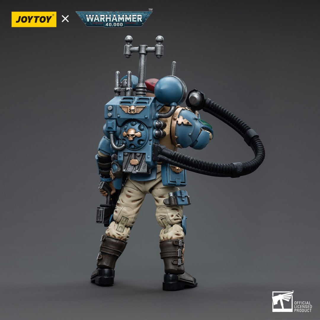 Warhammer 40k JoyToy Actionfigure - Astra Militarum Tempestus Scions Command Squad 55th Kappic Eagles Vox Operator figure for collectors