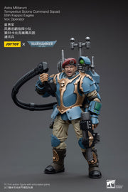 Warhammer 40k JoyToy Actionfigure - Astra Militarum Tempestus Scions Command Squad 55th Kappic Eagles Vox Operator figure for collectors