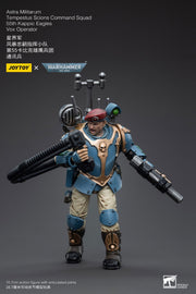 Warhammer 40k JoyToy Actionfigure - Astra Militarum Tempestus Scions Command Squad 55th Kappic Eagles Vox Operator figure for collectors
