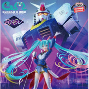 Gundam 45Th x Hatsune Miku Banpresto Evolve-Gundam Collaboration-Figure Bandai