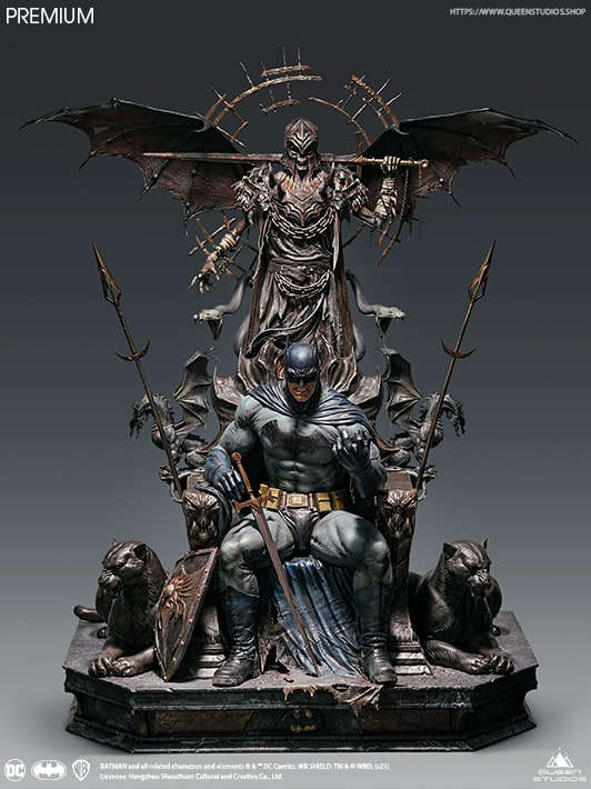 Batman on Throne 1:4 - DC Comics Statue statue from Queen Studios for collectors, display and premium shelf presentation