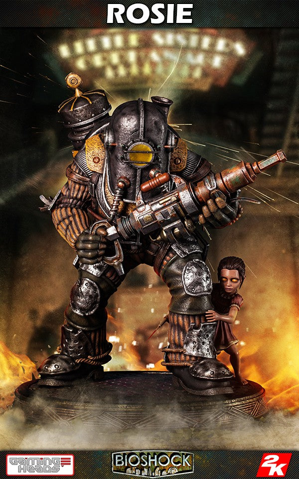 Bioshock: Big Daddy Rosie statue - IN STOCK statue from Gaming Heads for collectors, display and premium shelf presentation