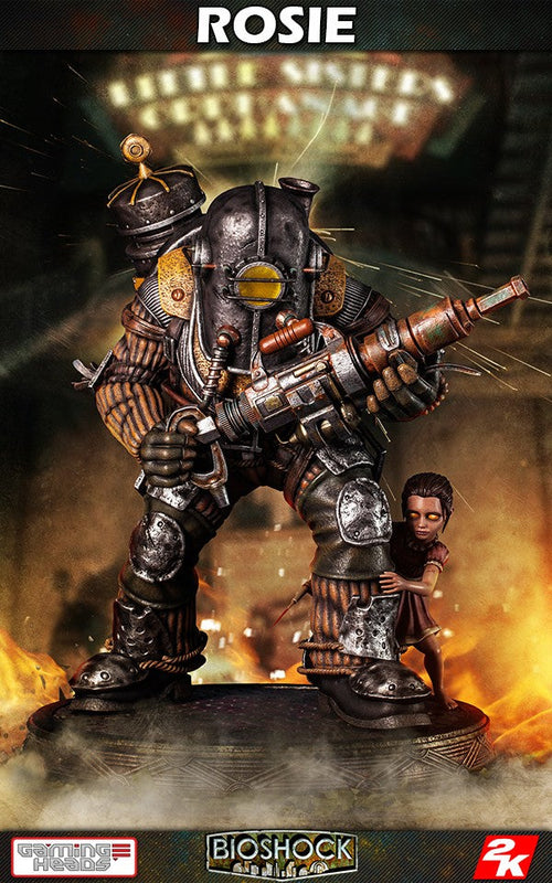 Bioshock: Big Daddy Rosie statue - IN STOCK statue from Gaming Heads for collectors, display and premium shelf presentation