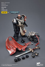 Warhammer 40k JoyToy Actionfigure - Black Templars Marshal Baldeckrath figure for collectors, display and premium shelf presentation