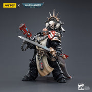 Warhammer 40k JoyToy Actionfigure - Black Templars Marshal Baldeckrath figure for collectors, display and premium shelf presentation