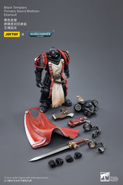 Warhammer 40k JoyToy Actionfigure - Black Templars Primaris Sword Brethren Eberwulf figure for collectors, display and premium shelf