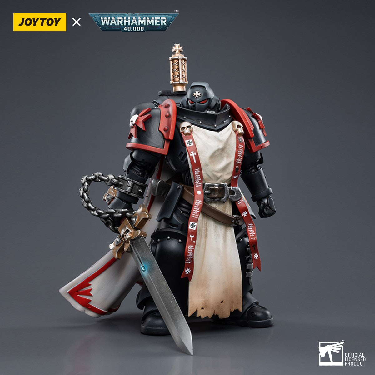 Warhammer 40k JoyToy Actionfigure - Black Templars Primaris Sword Brethren Eberwulf figure for collectors, display and premium shelf