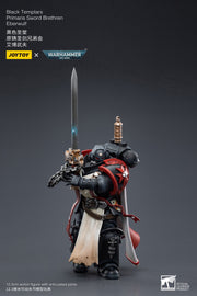 Warhammer 40k JoyToy Actionfigure - Black Templars Primaris Sword Brethren Eberwulf figure for collectors, display and premium shelf
