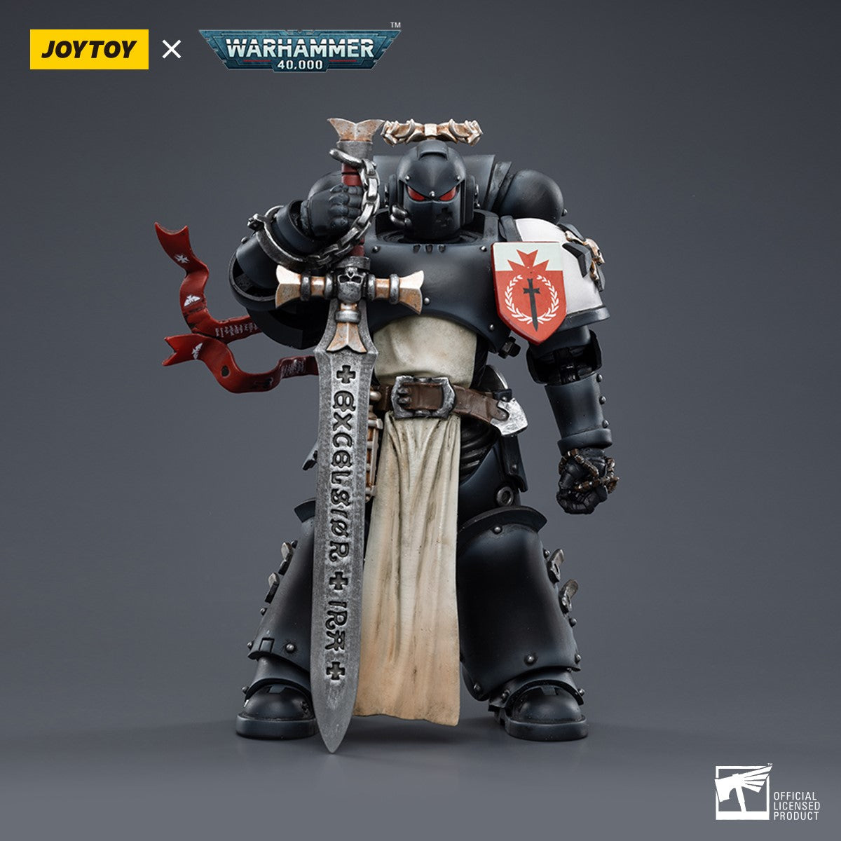 Warhammer 40k JoyToy Actionfigure - Black Templars The Emperor's Champion Rolantus figure for collectors, display and premium shelf