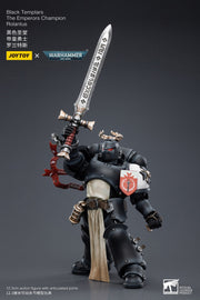 Warhammer 40k JoyToy Actionfigure - Black Templars The Emperor's Champion Rolantus figure for collectors, display and premium shelf