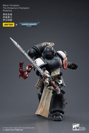 Warhammer 40k JoyToy Actionfigure - Black Templars The Emperor's Champion Rolantus figure for collectors, display and premium shelf