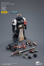 Warhammer 40k JoyToy Actionfigure - Black Templars The Emperor's Champion Rolantus figure for collectors, display and premium shelf
