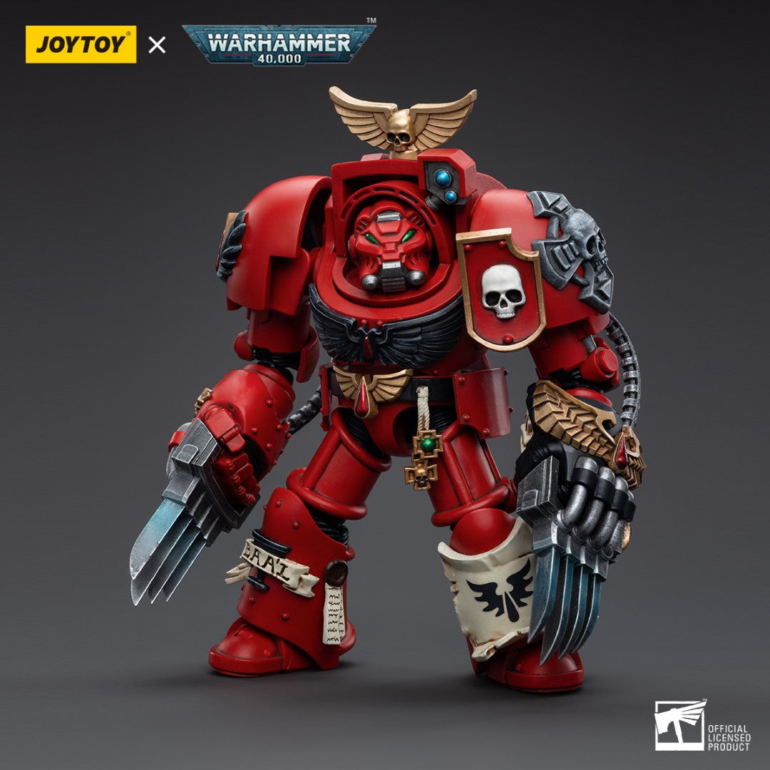 Warhammer 40k JoyToy Actionfigure - Blood Angels Assault Terminators Brother Nassio figure for collectors, display and premium shelf