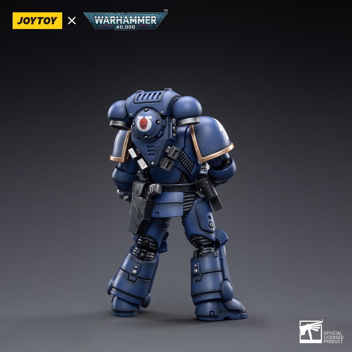 Warhammer 40k JoyToy Actionfigure - Ultramarines Heroes of the Chapter Brother Veteran Sergeant Castor figure for collectors, display and