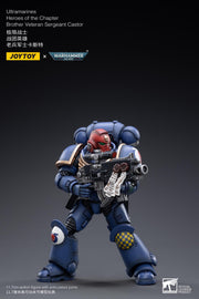 Warhammer 40k JoyToy Actionfigure - Ultramarines Heroes of the Chapter Brother Veteran Sergeant Castor figure for collectors, display and