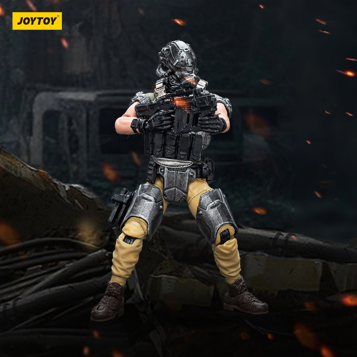 Military Figure JoyToy Actionfigure - Kina Mercenaries The Firepower Master figure for collectors, display and premium shelf presentation