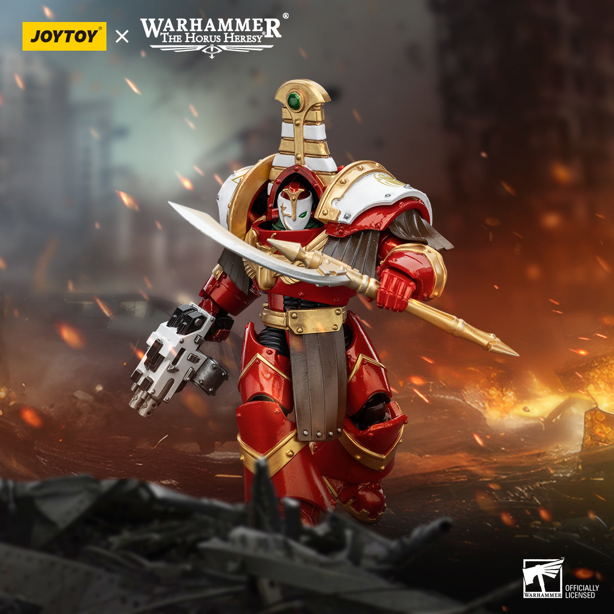 Warhammer 40k JoyToy Actionfigure - The Horus Heresy Thousand Sons Sekhmet Terminator Cabal Sekhmet with Combi-Bolter and Achea Force