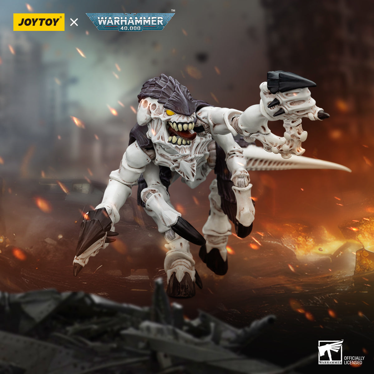 Warhammer 40k JoyToy Actionfigure - Tyranids Hive Fleet Leviathan Termagant with Spinefists figure for collectors, display and premium
