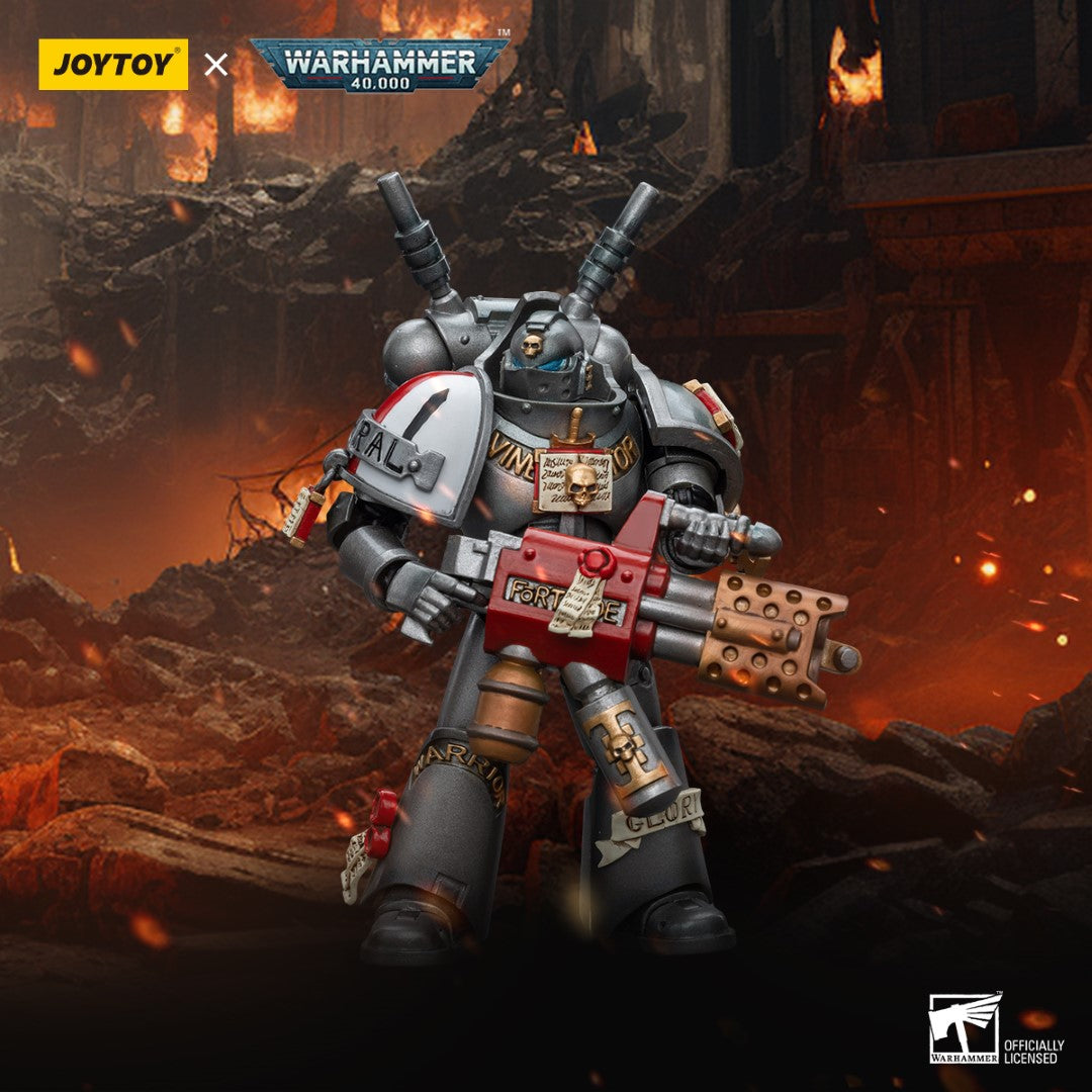 Warhammer 40k JoyToy Actionfigure - Grey Knights Interceptor Squad Interceptor with Incinerator figure for collectors, display and premium