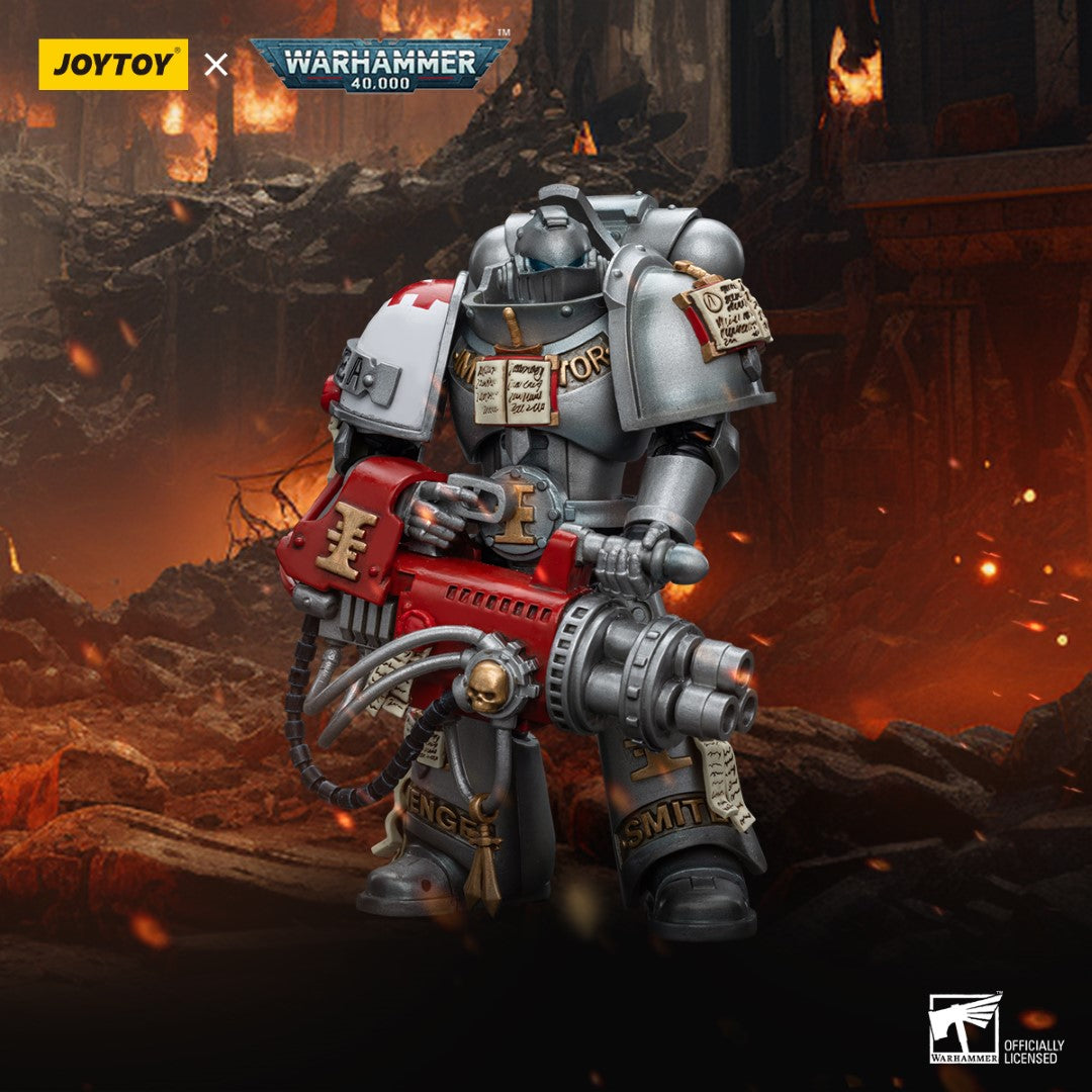 Warhammer 40k JoyToy Actionfigure - Grey Knights Strike Squad Grey Knight with Psilencer figure for collectors, display and premium shelf