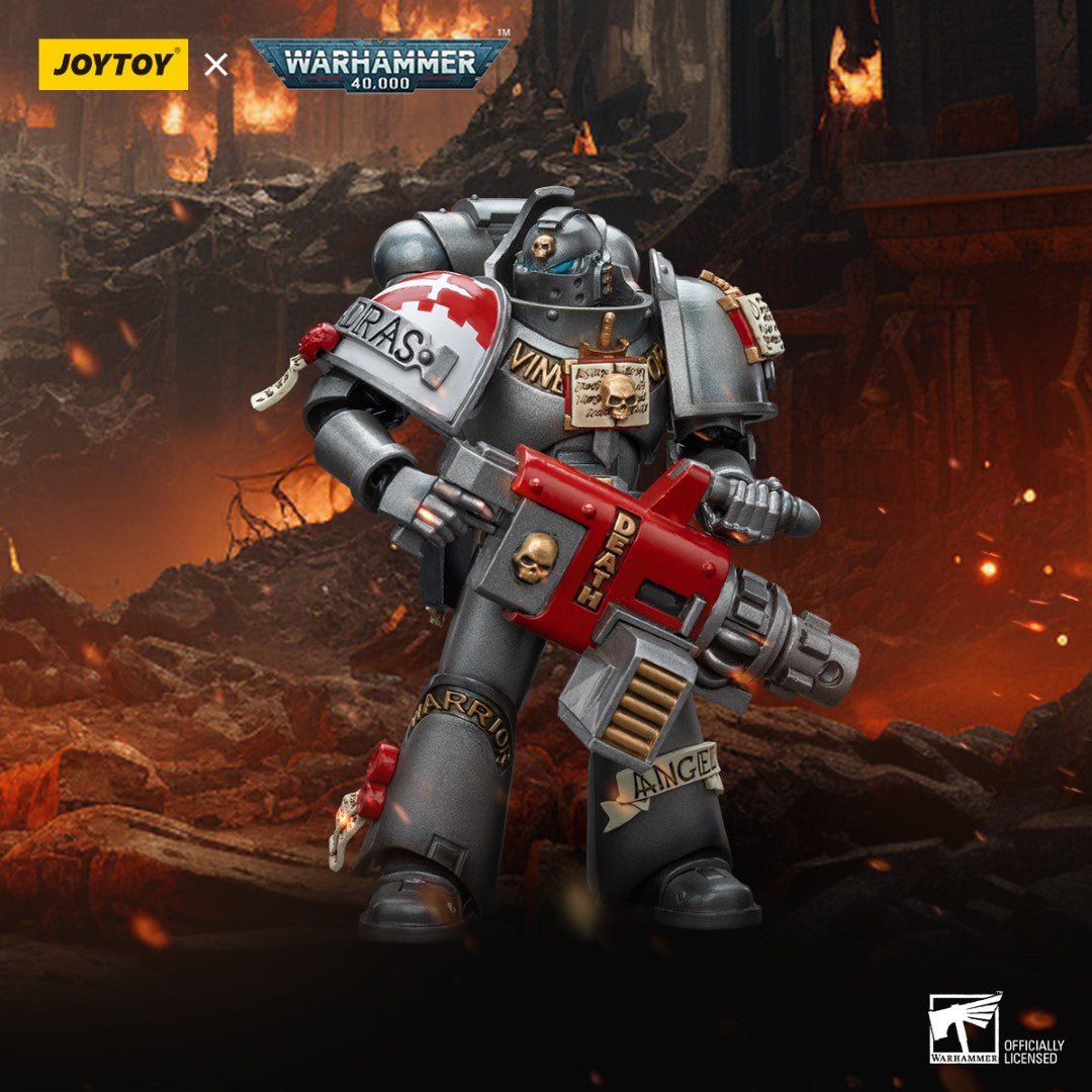 Warhammer 40k JoyToy Actionfigure - Grey Knights Strike Squad Grey Knight with Psycannon figure for collectors, display and premium shelf