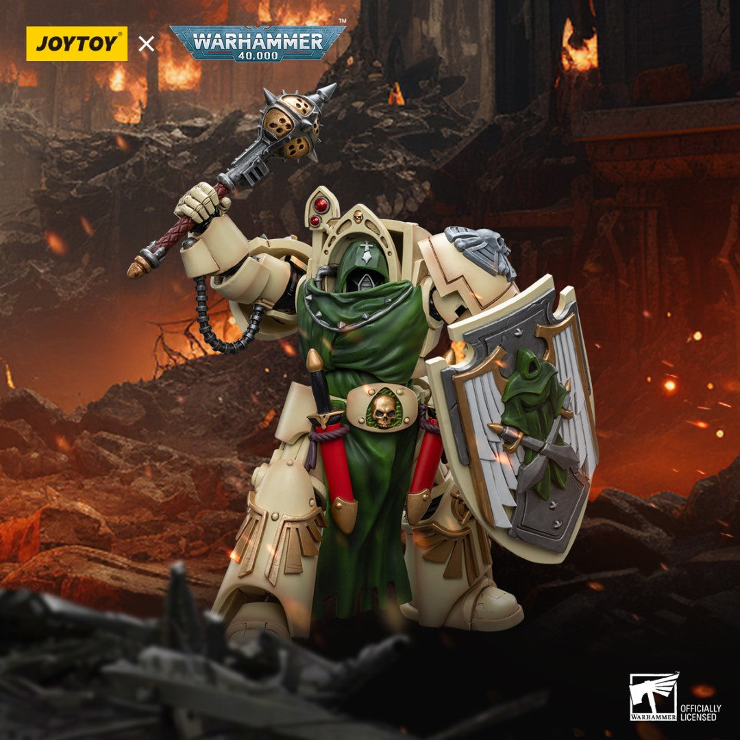 Warhammer 40k JoyToy Actionfigure - Dark Angels Deathwing Knight with mace of Absolution 2 figure for collectors, display and premium shelf