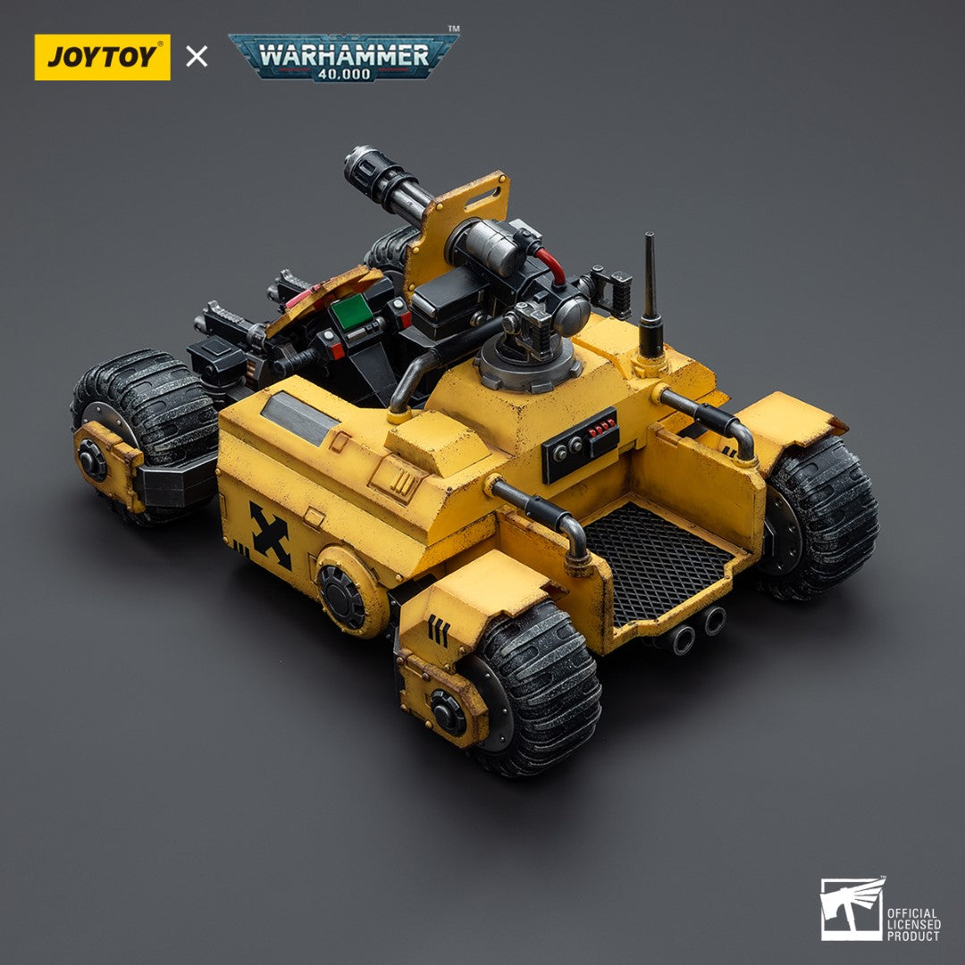 Warhammer 40k JoyToy Actionfigure - Imperial Fists Primaris Invader ATV figure for collectors, display and premium shelf presentation