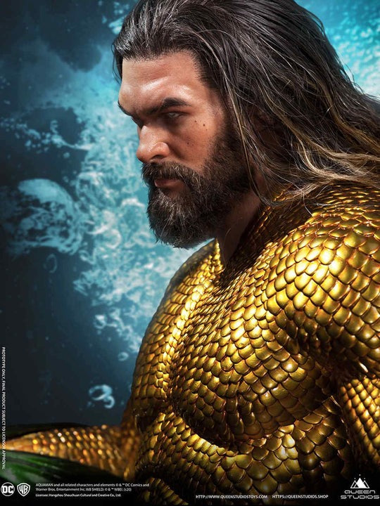 Aquaman - Statue 1:2 Scale - IN STOCK statue from Queen Studios for collectors, display and premium shelf presentation